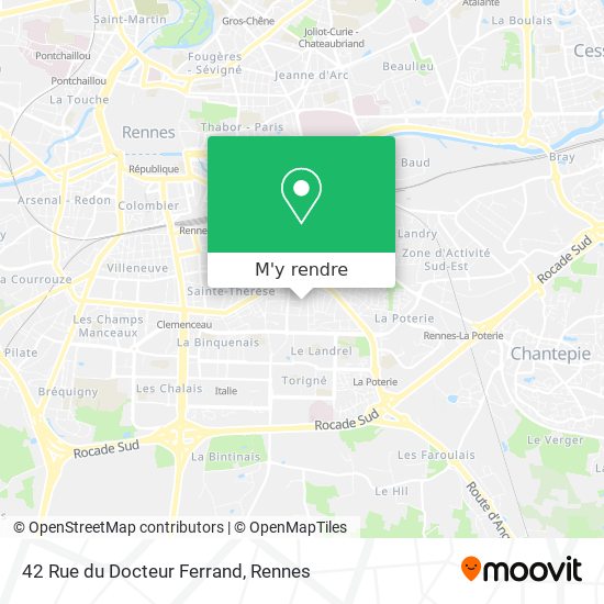 42 Rue du Docteur Ferrand plan