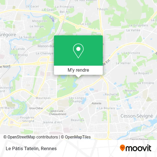 Le Pâtis Tatelin plan