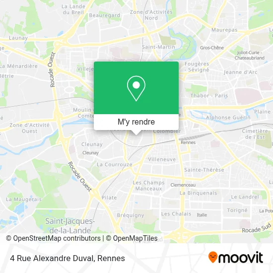 4 Rue Alexandre Duval plan