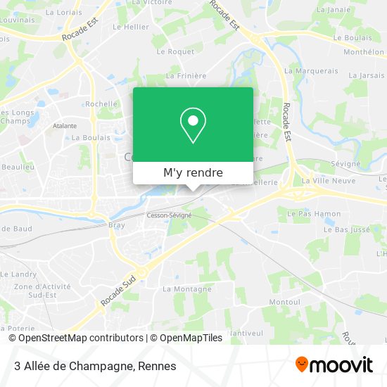 3 Allée de Champagne plan