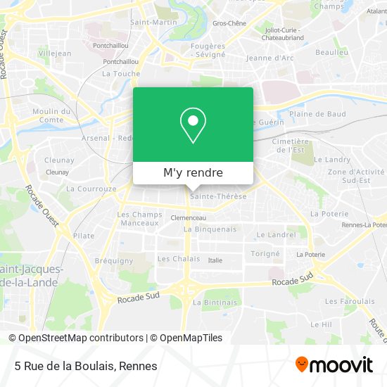 5 Rue de la Boulais plan
