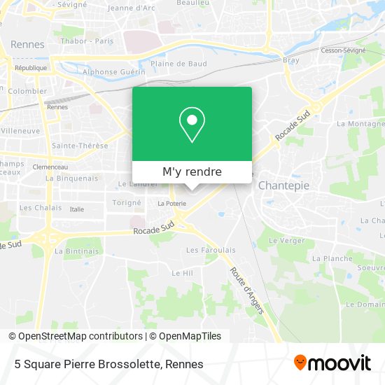 5 Square Pierre Brossolette plan
