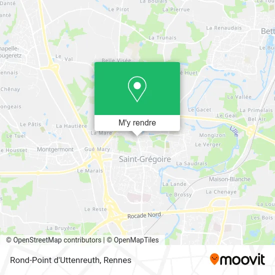 Rond-Point d'Uttenreuth plan