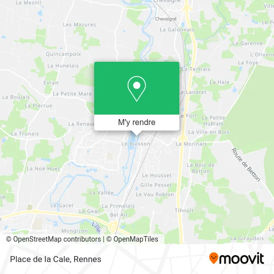 Place de la Cale plan