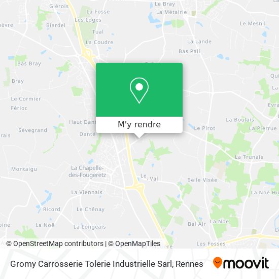 Gromy Carrosserie Tolerie Industrielle Sarl plan
