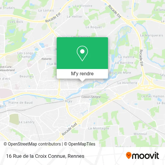 16 Rue de la Croix Connue plan