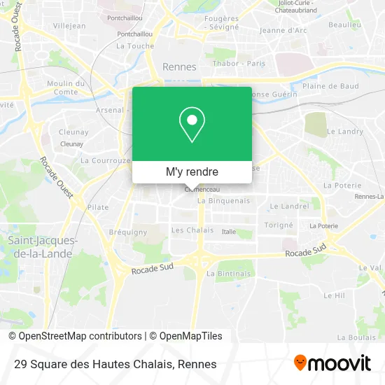29 Square des Hautes Chalais plan