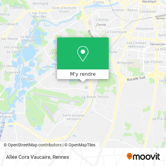 Allée Cora Vaucaire plan