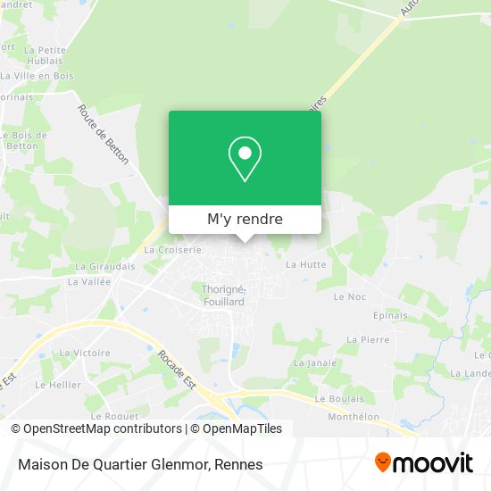 Maison De Quartier Glenmor plan