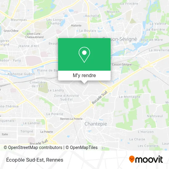 Écopôle Sud-Est plan