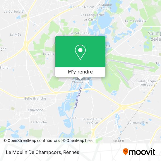 Le Moulin De Champcors plan