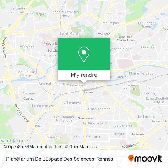 Planétarium De L'Espace Des Sciences plan