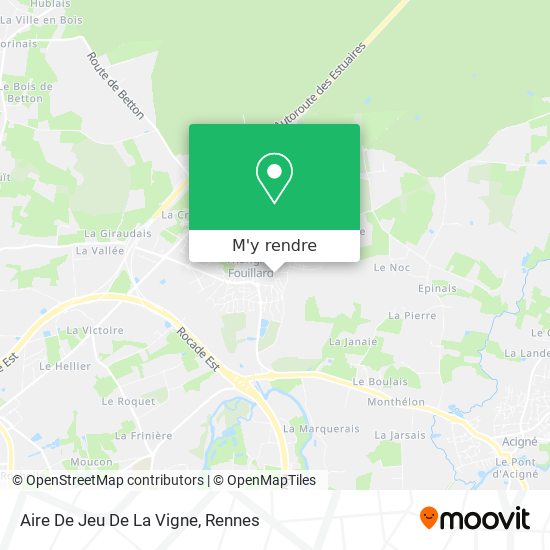 Aire De Jeu De La Vigne plan