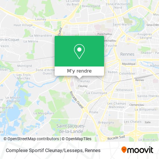 Complexe Sportif Cleunay / Lesseps plan