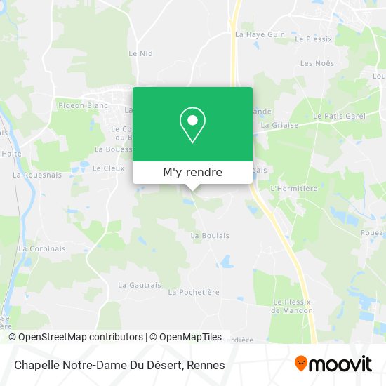 Chapelle Notre-Dame Du Désert plan