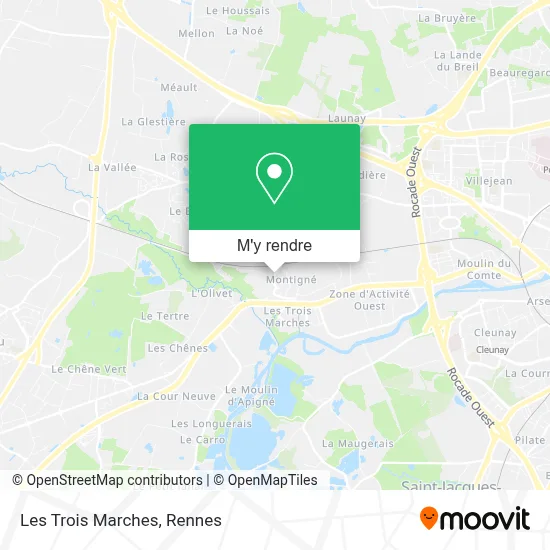 Les Trois Marches plan