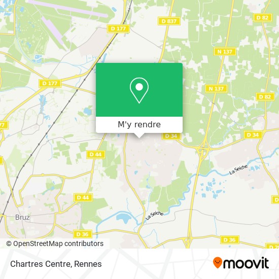 Chartres Centre plan