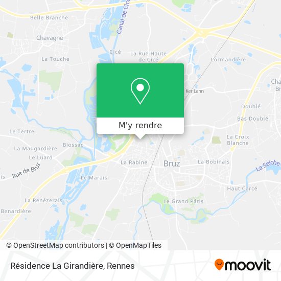 Résidence La Girandière plan