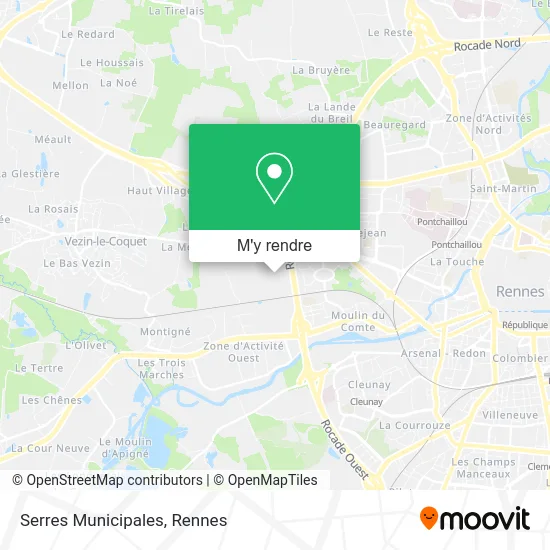 Serres Municipales plan