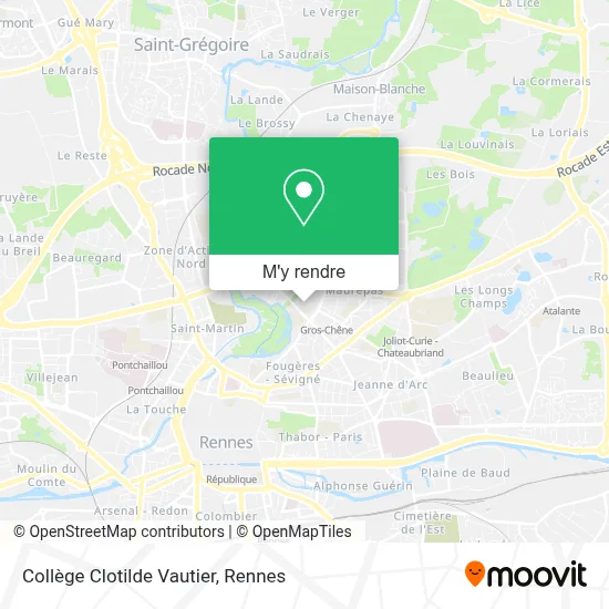 Collège Clotilde Vautier plan