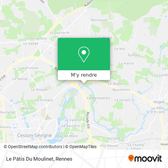 Le Pâtis Du Moulinet plan