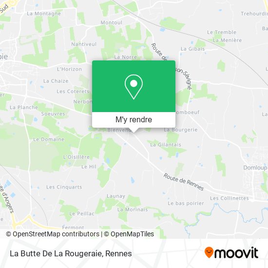 La Butte De La Rougeraie plan
