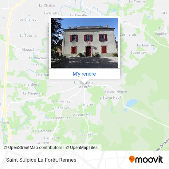 Saint-Sulpice-La-Forêt plan