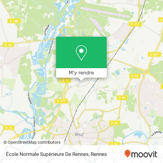 École Normale Supérieure De Rennes plan