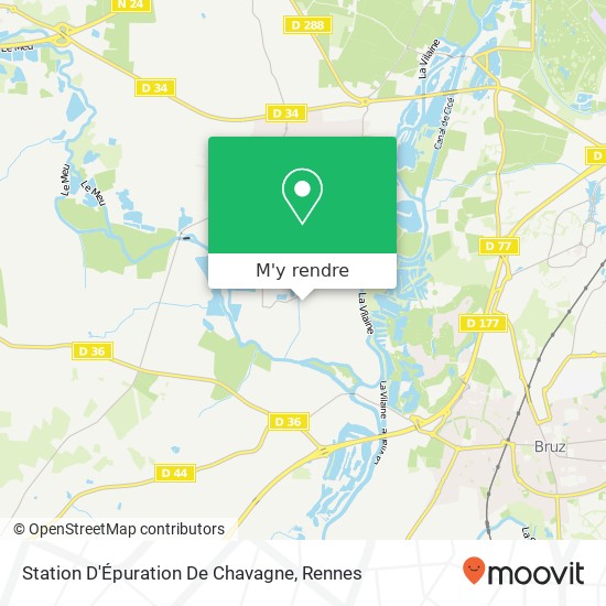 Station D'Épuration De Chavagne plan