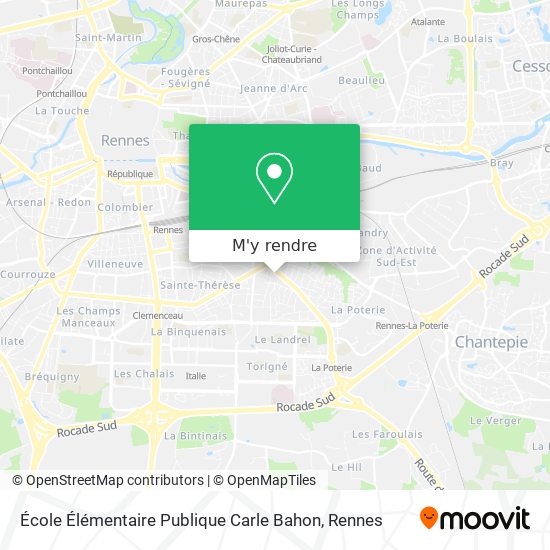 École Élémentaire Publique Carle Bahon plan