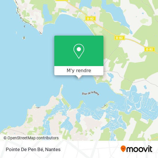 Pointe De Pen Bé plan