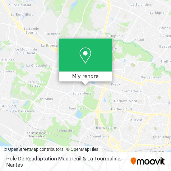Pôle De Réadaptation Maubreuil & La Tourmaline plan