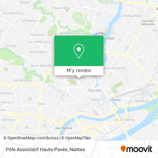 Pôle Associatif Hauts-Pavés plan