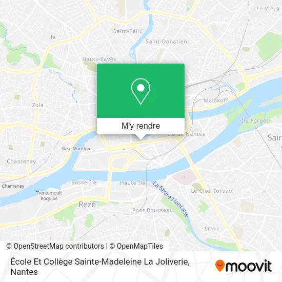 École Et Collège Sainte-Madeleine La Joliverie plan