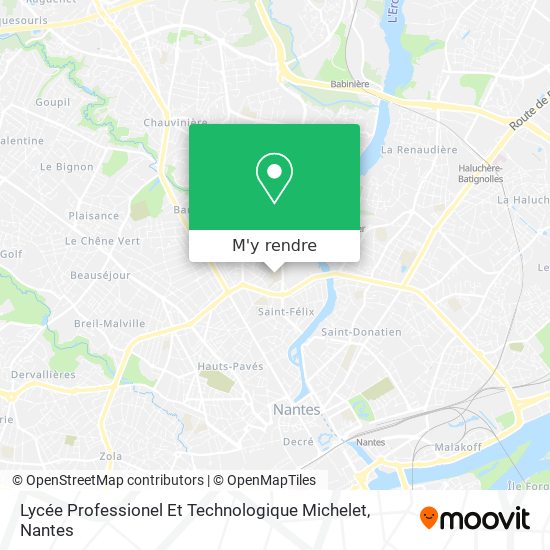 Lycée Professionel Et Technologique Michelet plan