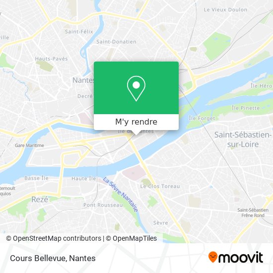 Cours Bellevue plan