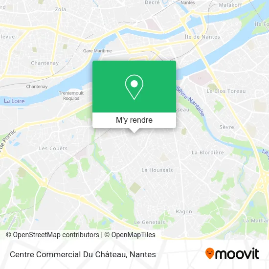 Centre Commercial Du Château plan
