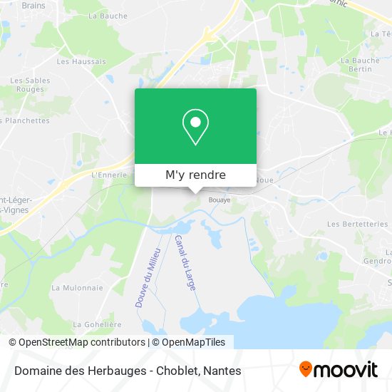 Domaine des Herbauges - Choblet plan