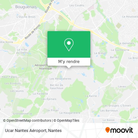 Ucar Nantes Aéroport plan