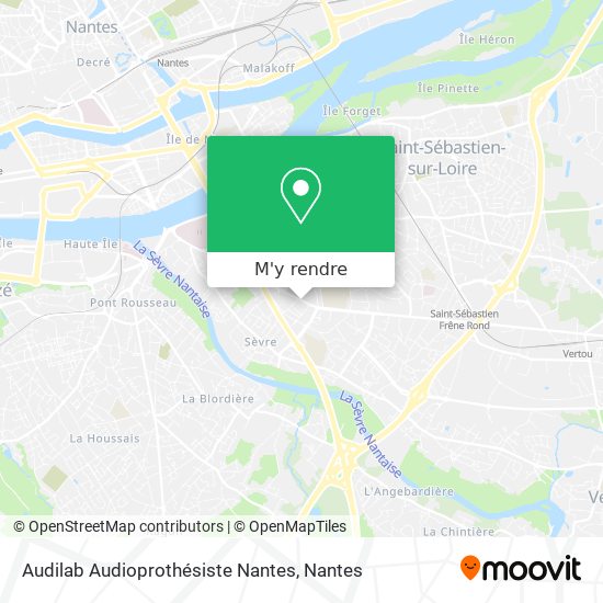 Audilab Audioprothésiste Nantes plan