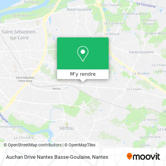 Auchan Drive Nantes Basse-Goulaine plan