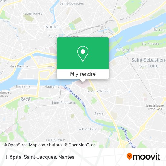 Hôpital Saint-Jacques plan