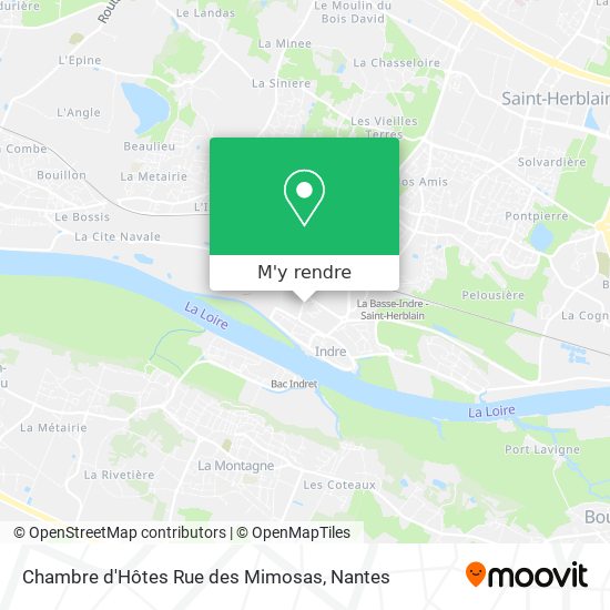 Chambre d'Hôtes Rue des Mimosas plan