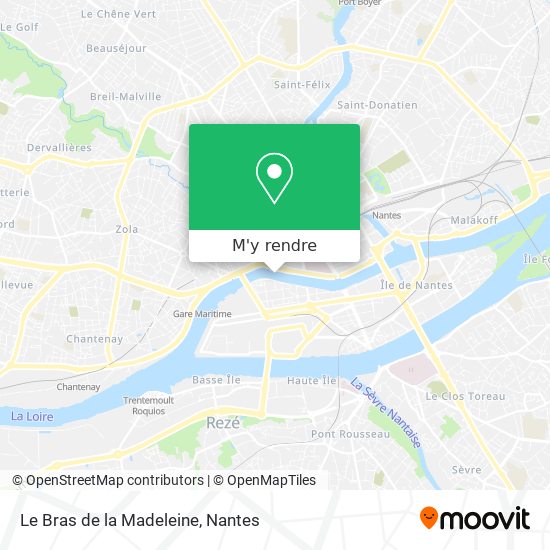 Le Bras de la Madeleine plan