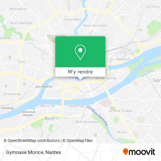 Gymnase Morice plan
