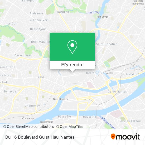 Du 16 Boulevard Guist Hau plan