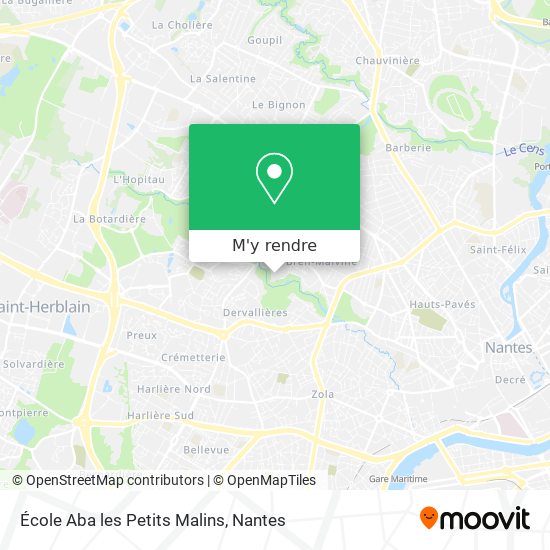 École Aba les Petits Malins plan