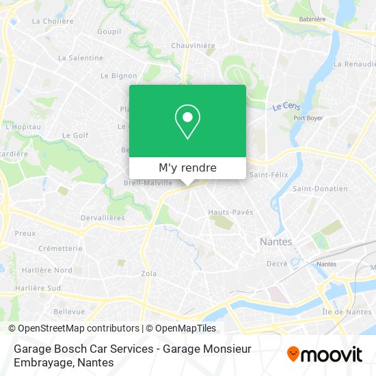 Garage Bosch Car Services - Garage Monsieur Embrayage plan