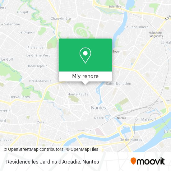 Résidence les Jardins d'Arcadie plan