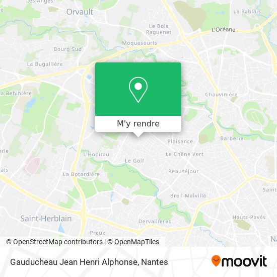 Gauducheau Jean Henri Alphonse plan